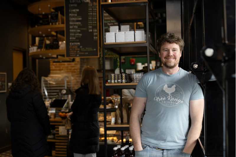 Benjamin Horn, ‘12, found a way to turn his passion for environmental advocacy and locally sourced goods into a successful business: Free Range Exchange.