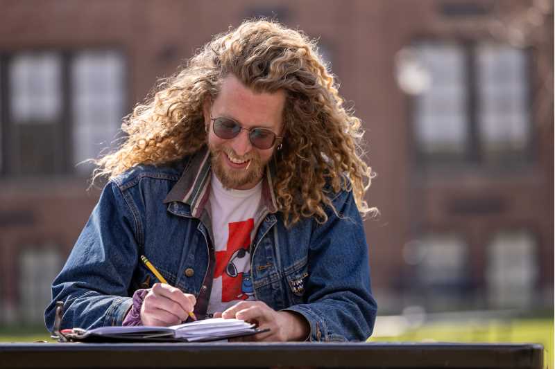 UWL Senior Ryan Sneath is nine credits away from earning his general studies bachelor’s degree after earning an associate of arts degree through the Win-Win program. “It has been a wonderful experience returning to class with a deeper understanding of myself and my goals, he says.
