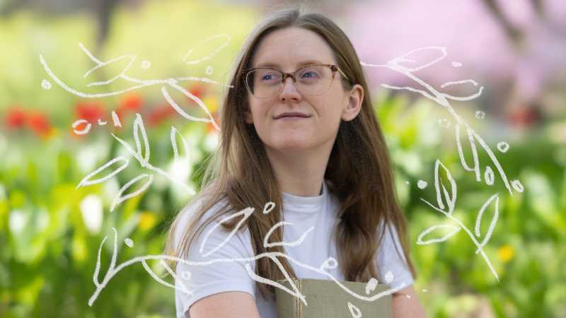 Lauren LaLiberty, a double major in English and French, will graduate in May. Her French capstone project breathes new life into “The White Cat,” a forgotten 17th-century fairytale written by Madame d’Aulnoy, making the story accessible to modern English-speaking readers.