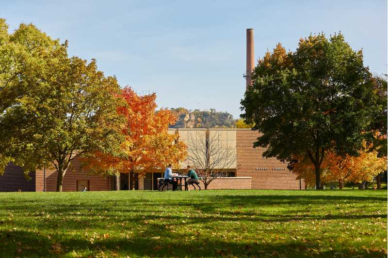 Campus in fall