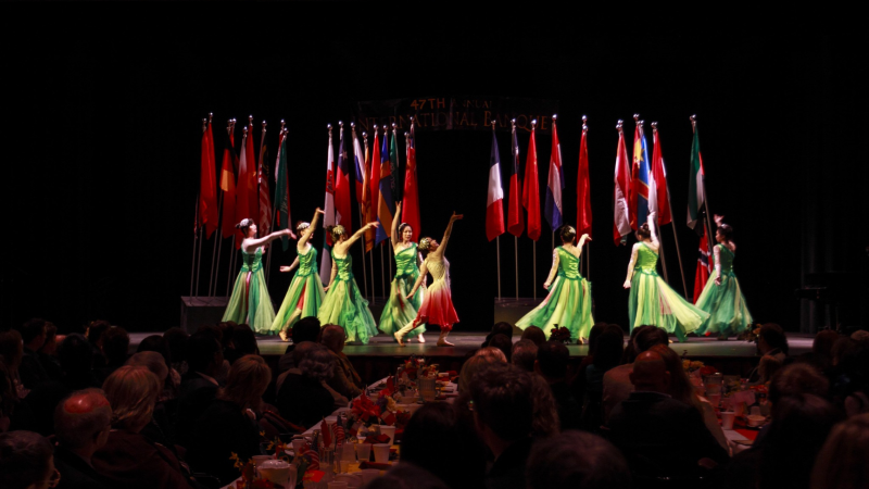 Performers at the International Banquet