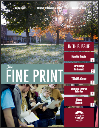 Fine Print Newsletter