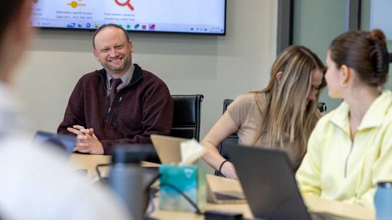 Tim Dale, who started as the CBA’s new associate dean in July, enjoys working with the “enthusiastic and talented” team of faculty, staff and students in the CBA Dean’s office.  “I really like difficult, collaborative projects - things that we know we want to do, but we are not sure how we will get everyone together to do them,” he says.    