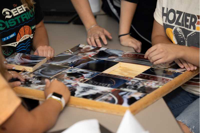 Every year students come up with new games for the Lederhosen Games at Oktoberfest. 