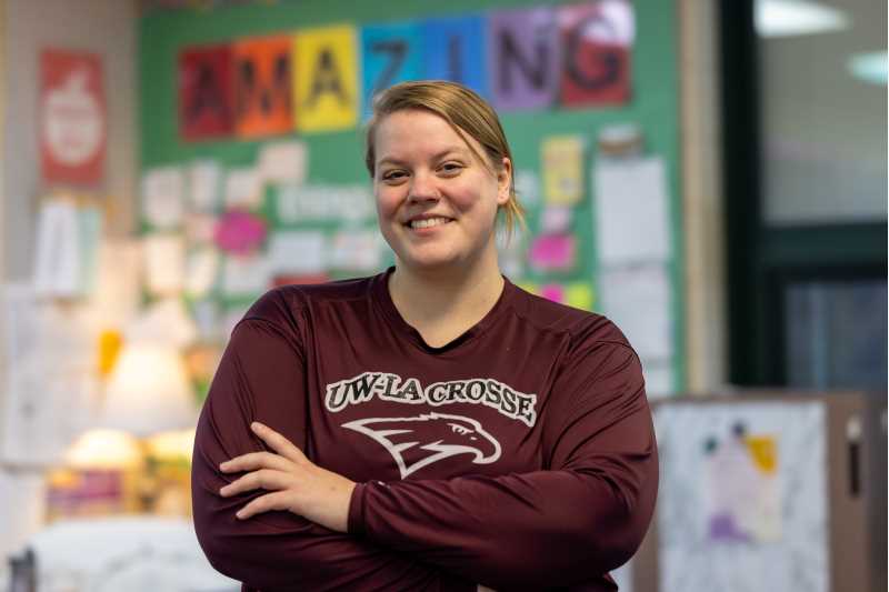 Thanks to her strong support system, nontraditional student Verena Hayes graduates with a dual certification in elementary/middle education and special education — all while balancing being a full-time mom.