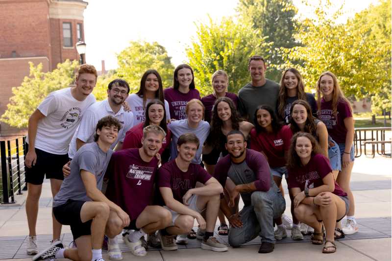 The UWL Vanguard Organization is a group of current, outstanding students who help the Admissions Office recruit high-quality future Eagles.