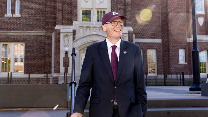 In March, James Beeby was selected to serve as the 11th leader in UWL history. Beeby, previously of Keene State College in New Hampshire, says he was drawn to UWL because of its reputation for academic excellence and student success.