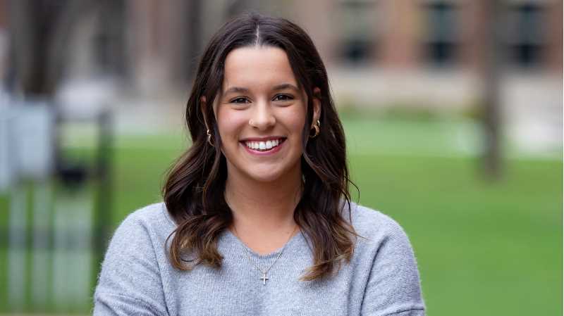 Hailey Soper graduated in May with a bachelor's degree in management. She now works for Molson Coors Beverage Co., thanks in large part to an internship she completed with the company.