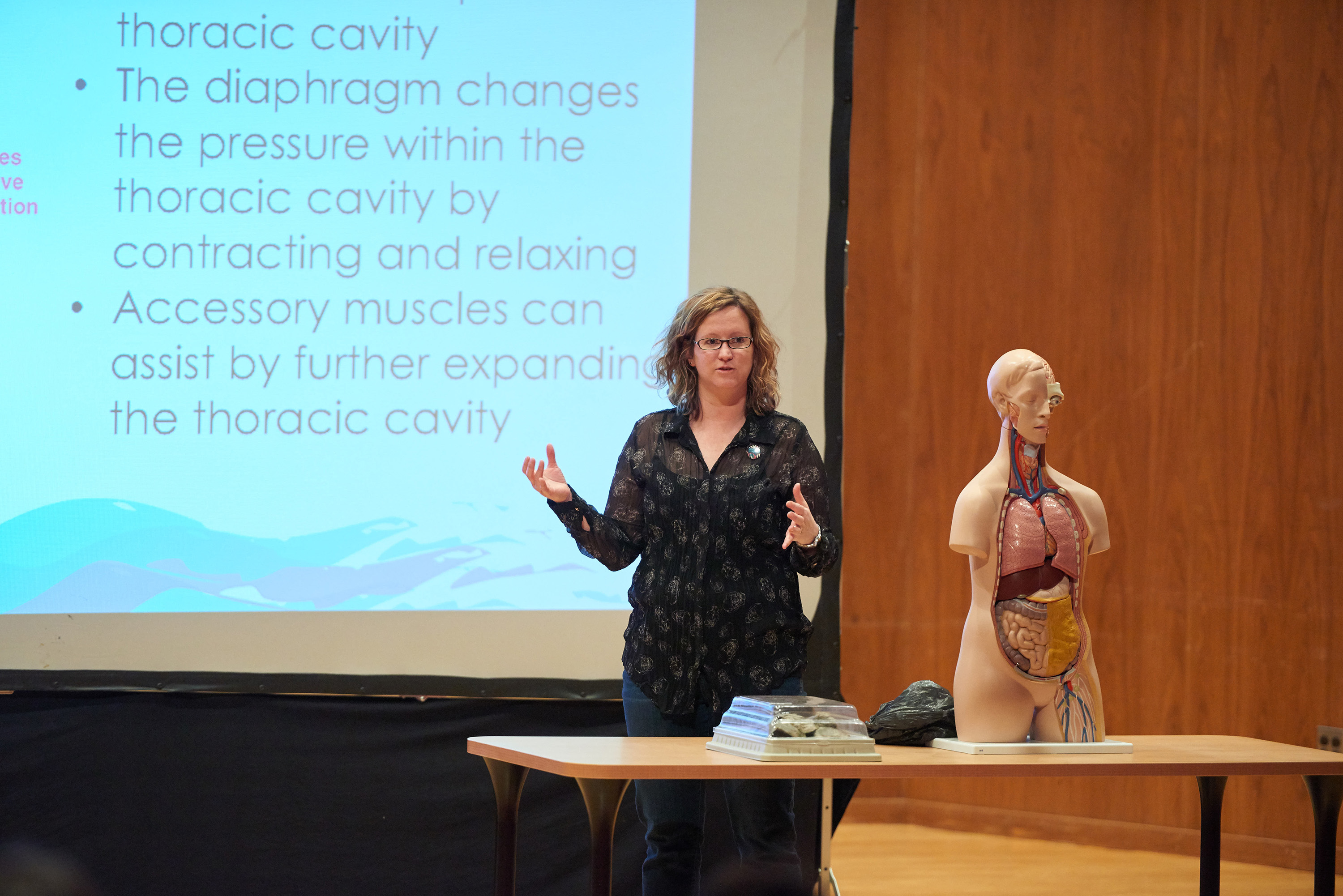 Tisha King-Heiden, Biology, discusses how the anatomy of the human body functions optimally for singing. 