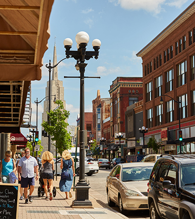 Downtown La Crosse.