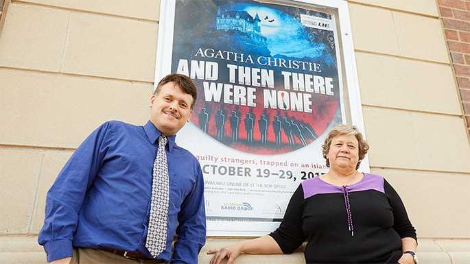 Josh Kraft, Center for Advanced Teaching and Learning, and Bonnie Bratina, Microbiology, are taking the stage for the La Crosse Community Theatre’s performance of “And then there were none.” The two didn’t know each other before connecting on stage downtown.
Read more →