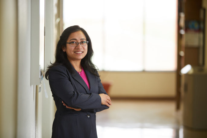 Nilakshi Borah, assistant professor of finance, is one of six UWL faculty to earn the Eagle Teaching Excellence Award.