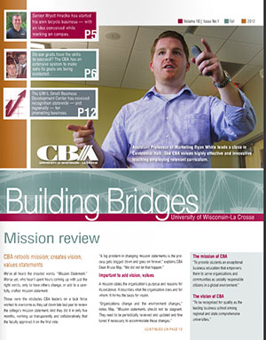 Cover artwork from Building Bridges magazine. 