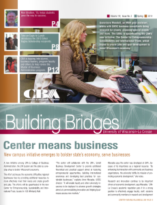 Cover of the Spring 2014 issue of Building Bridges.