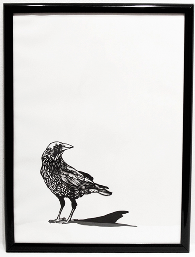 Crow artwork. 