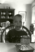 Photo of kid crying. 