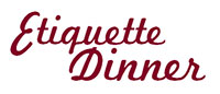 Etiquette Dinner logo. 