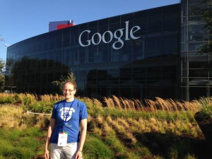 Amy Higgins, UWL computer science student, had an internship at Google this summer.