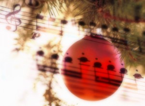 Christmas Decoration and Musical Notes