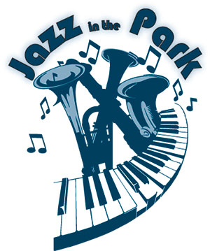 Jazz in the Park logo.