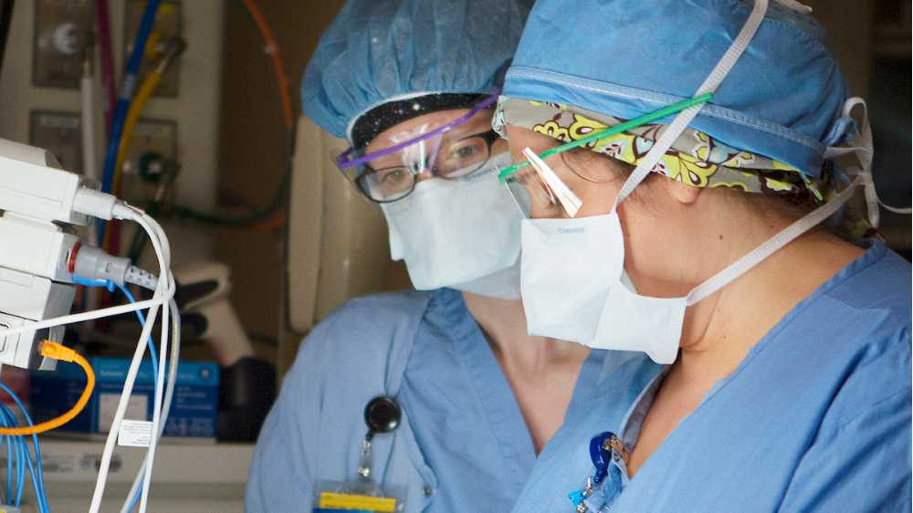 Jessica Peterson, CRNA and program director, Franciscan Healthcare School of Anesthesia, left, working with Amy Tevis, a 2017 alumna of the school while she was a student. Peterson graduated from the program in 2009 and went on to become a local CRNA, until eventually transitioning into the assistant director of the program and then director. Photography by Teresa Hase, Mayo Clinic Health System.
Read more →