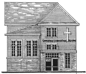 Campus ministry building drawing.