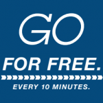 Image that says Go For Free every 10 minutes.