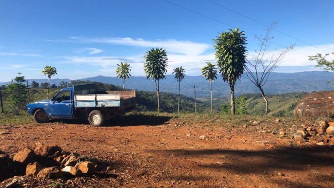 The gravel-paved mountains in Altamira, Costa Rica. UWL student Savannah Stanley visited the area north of San José.