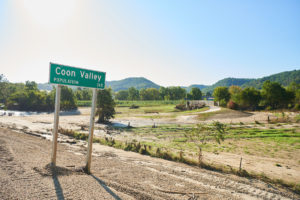 Coon Valley Population Sign