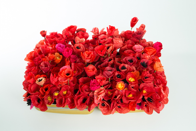 Image of "Thousands of Poppies" exhibit piece.