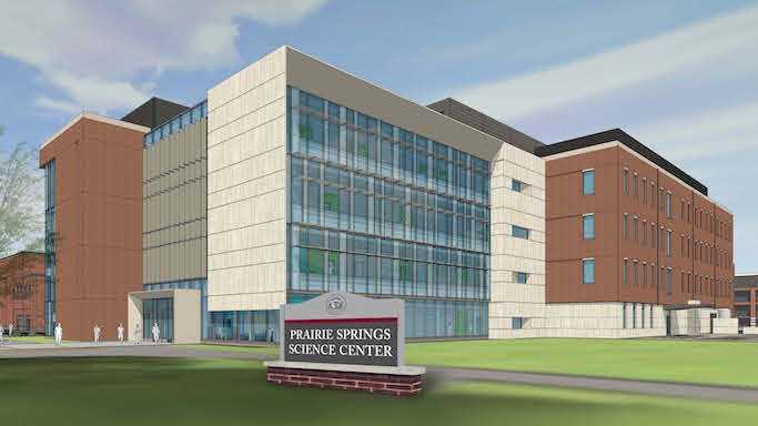 With the gift, the new $82 million science classroom and labs building will be named the Prairie Springs Science Center. Construction is anticipated to be completed by fall 2018.
Read more →