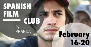 Image that says Spanish Film Club by Prada Feb. 16-20.