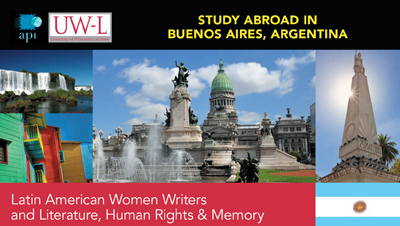 Study abroad poster. 
