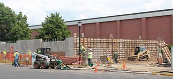 Crews started working on the switchgear project in 2015. 