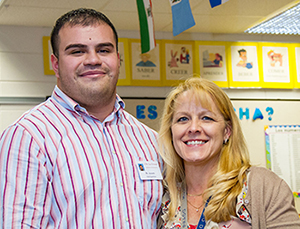 Image of Janelle Laufenberg and Terry Anzuelto together. 