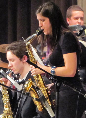 Photo of Jazz Band performance.