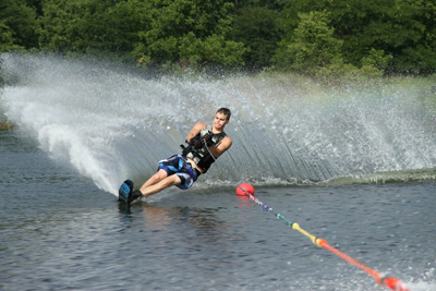 UW-L Water Ski Team member Kellen Dorff 