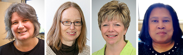 Headshots of YWCA honorees. 