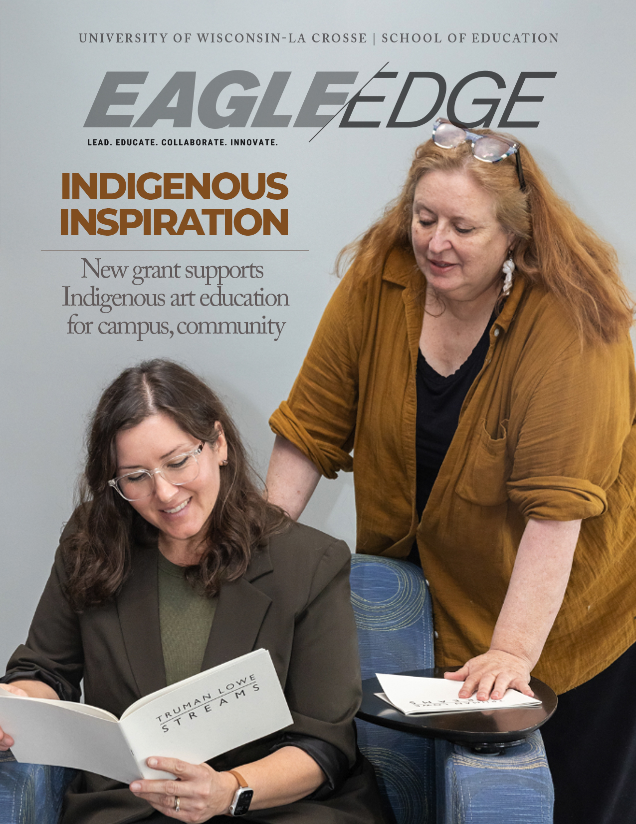 The cover of the Eagle Edge magazine