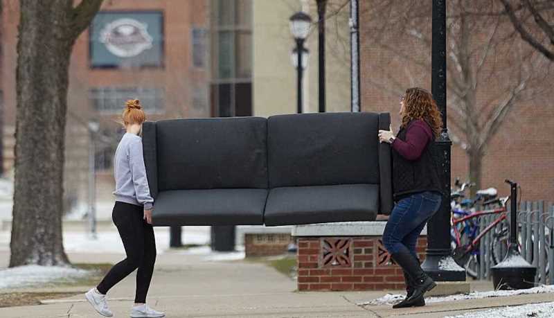 The Reduce, Reuse, Reimagine: Dumpster Diversion program successfully redirected over 16,000 pounds of furniture and other usable items from campus dumpsters to the Habitat for Humanity ReStore in Onalaska.