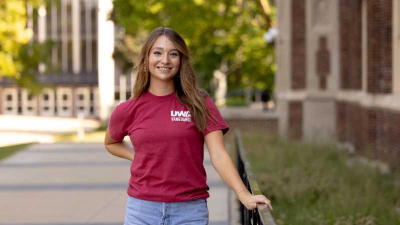 UWL senior Taylor Edmonson discusses her unconventional path at UWL, her advice for other transfer students and her goals for the future.