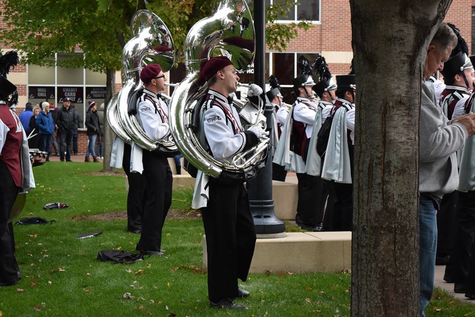 Hornline - Screaming Eagles Marching Band | UW-La Crosse