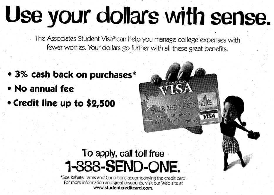 “Use your dollars with sense,” The Racquet [newspaper], September, 16, 1999, 4.