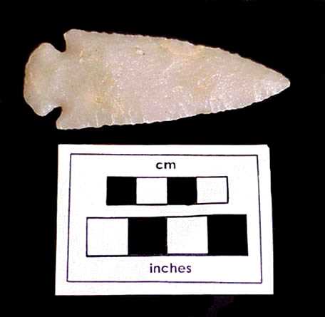 NATIVE AMERICAN CLOVIS PALEO LANCELOT ARROWHEAD