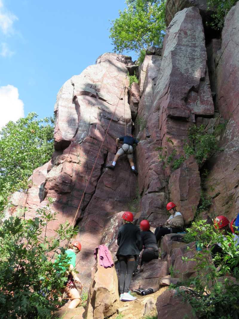 I recently spent the day sport climbing out at Devil's Head with a